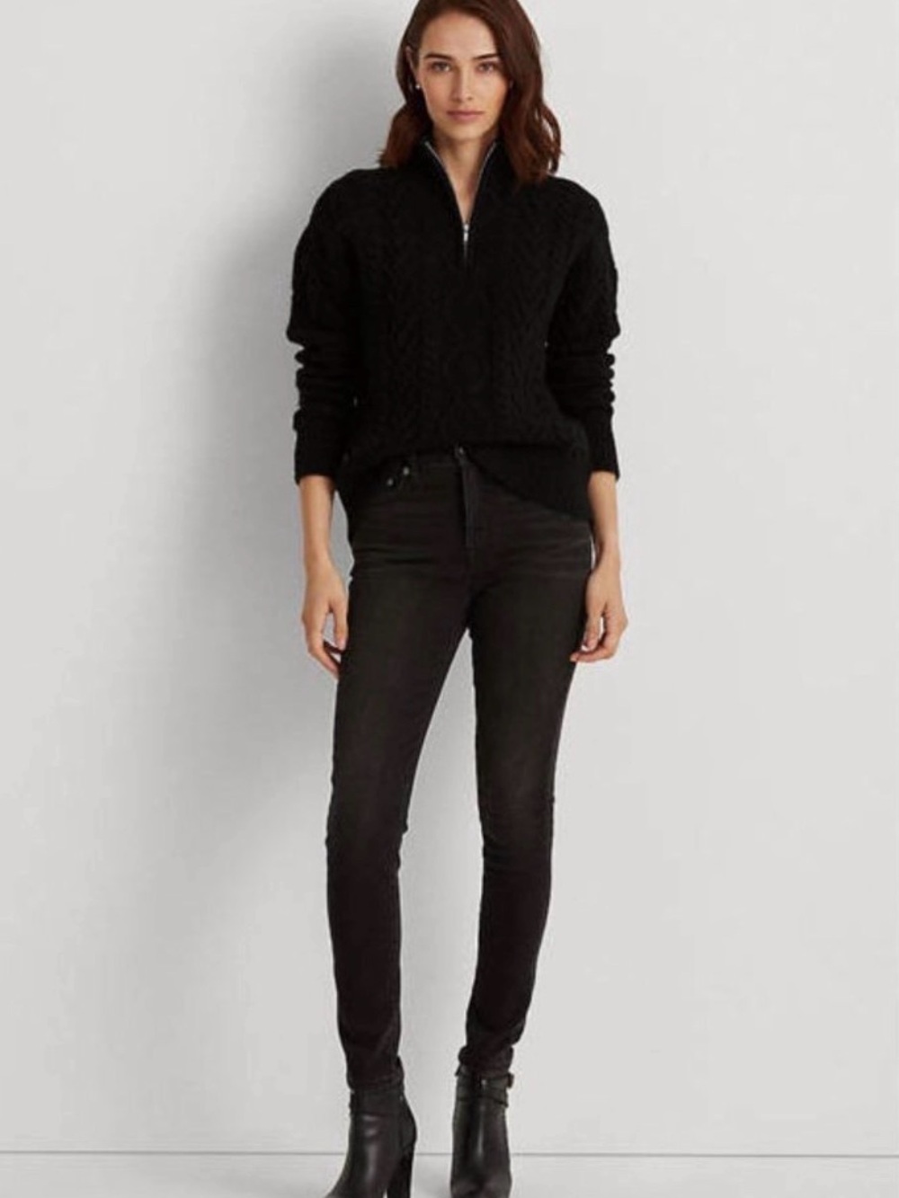 Lauren Ralph Lauren -high rise skinny ankle jeans -Brand New With Tags - Picture 4 of 10